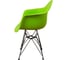 Комплект стульев пластиковых DERSTUHL 4 шт Black Eames, салатовый, DSL06.012.4 5