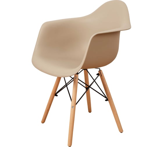 Стул-кресло DERSTUHL Wood Eames, темно-бежевый, комплект 4 шт DSL04.013.4 1