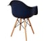 Комплект стульев пластиковых DERSTUHL 4 шт Wood Eames, темно-синий, DSL04.017.4 6