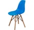 Комплект стульев пластиковых DERSTUHL 2 шт Wood Eames, синий, DSL01.007.2 3