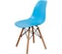 Стул пластиковый DERSTUHL Wood Eames, голубой DSL01.008 3