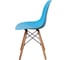 Стул пластиковый DERSTUHL Wood Eames, голубой DSL01.008 5