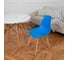 Стул пластиковый DERSTUHL Grand Wood Eames, синий DSL010.007 7