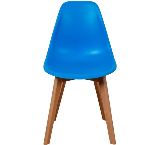 Комплект стульев пластиковых DERSTUHL 2 шт Grand Wood Eames, синий, DSL010.007.2