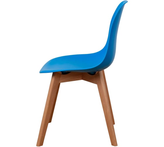 Комплект стульев пластиковых DERSTUHL 2 шт Grand Wood Eames, синий, DSL010.007.2
