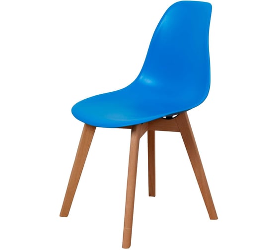Стул DERSTUHL Grand Wood Eames, синий, комплект 4 шт DSL010.007.4