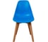 Комплект стульев пластиковых DERSTUHL 4 шт Grand Wood Eames, синий, DSL010.007.4 4