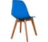 Комплект стульев пластиковых DERSTUHL 4 шт Grand Wood Eames, синий, DSL010.007.4 6