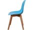 Стул пластиковый DERSTUHL Grand Wood Eames, голубой DSL010.008 5