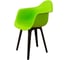 Комплект стульев пластиковых DERSTUHL 4 шт Plast Eames, салатовый, DSL045.012.4 3