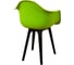 Комплект стульев пластиковых DERSTUHL 4 шт Plast Eames, салатовый, DSL045.012.4 6