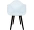 Комплект стульев пластиковых DERSTUHL 4 шт Plast Eames, белый, DSL045.001.4 4