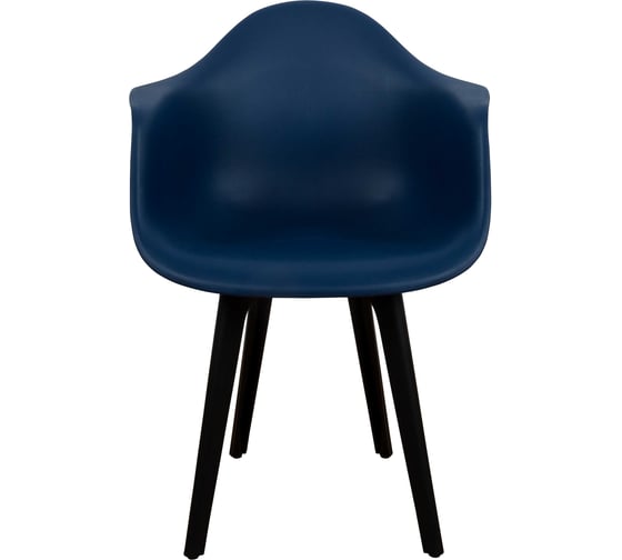 Комплект стульев пластиковых DERSTUHL 4 шт Plast Eames, темно-синий, DSL045.017.4