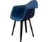 Комплект стульев пластиковых DERSTUHL 4 шт Plast Eames, темно-синий, DSL045.017.4 3