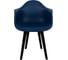 Комплект стульев пластиковых DERSTUHL 4 шт Plast Eames, темно-синий, DSL045.017.4 4