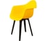 Комплект стульев пластиковых DERSTUHL 4 шт Plast Eames, лимон, DSL045.011.4 3
