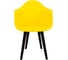 Комплект стульев пластиковых DERSTUHL 4 шт Plast Eames, лимон, DSL045.011.4 4