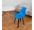 Комплект стульев пластиковых DERSTUHL 4 шт Plast Eames, синий, DSL044.007.4 7