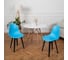 Комплект стульев пластиковых DERSTUHL 4 шт Plast Eames, голубой, DSL044.008.4 2
