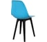 Комплект стульев пластиковых DERSTUHL 4 шт Plast Eames, голубой, DSL044.008.4 6