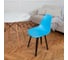 Комплект стульев пластиковых DERSTUHL 4 шт Plast Eames, голубой, DSL044.008.4 7