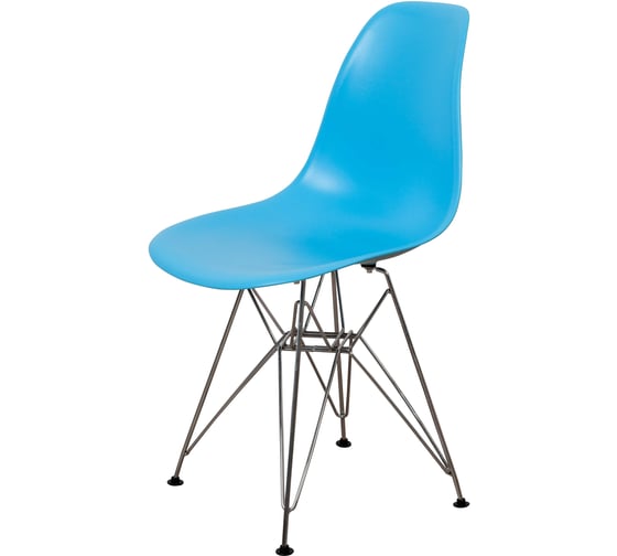 Комплект стульев пластиковых DERSTUHL 2 шт Chrom Eames, голубой, DSL02.008.2