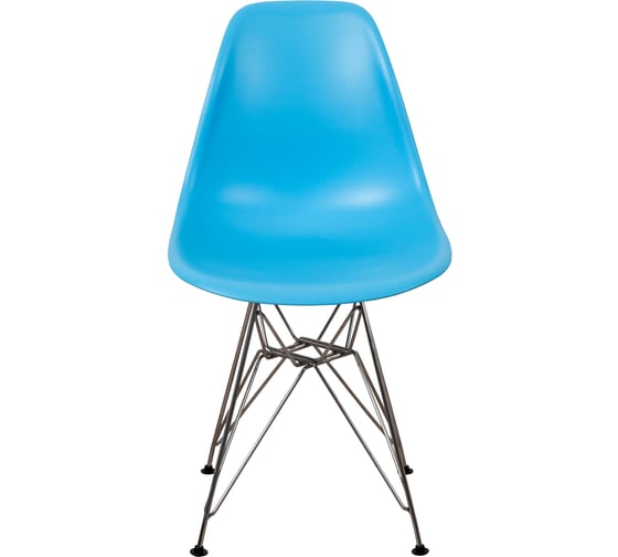 Комплект стульев пластиковых DERSTUHL 2 шт Chrom Eames, голубой, DSL02.008.2