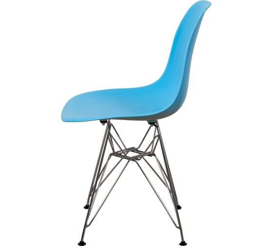 Комплект стульев пластиковых DERSTUHL 2 шт Chrom Eames, голубой, DSL02.008.2