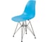 Комплект стульев пластиковых DERSTUHL 4 шт Chrom Eames, голубой, DSL02.008.4 3