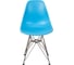 Комплект стульев пластиковых DERSTUHL 4 шт Chrom Eames, голубой, DSL02.008.4 4