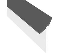 Плинтус гибкий KORNER СИЛИ антрацит, 4.2 м, 06, СИЛИ 06