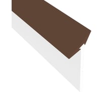 Плинтус гибкий KORNER СИЛИ коричневый, 4.2 м, 08, СИЛИ 08