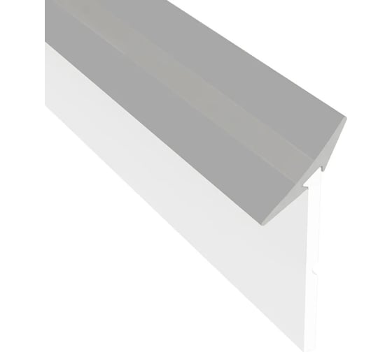Плинтус гибкий KORNER СИЛИ прозрачный, 4.2 м, 09, СИЛИ 09