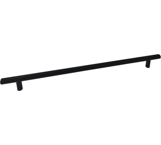 Ручка-рейлинг мебельная Trodos 8926 D12х288-348 мм, сталь, черный 303250