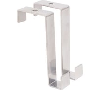 Крючок на дверь навесной Аллюр КДН-2 20x40, хром, 2 шт. 15494