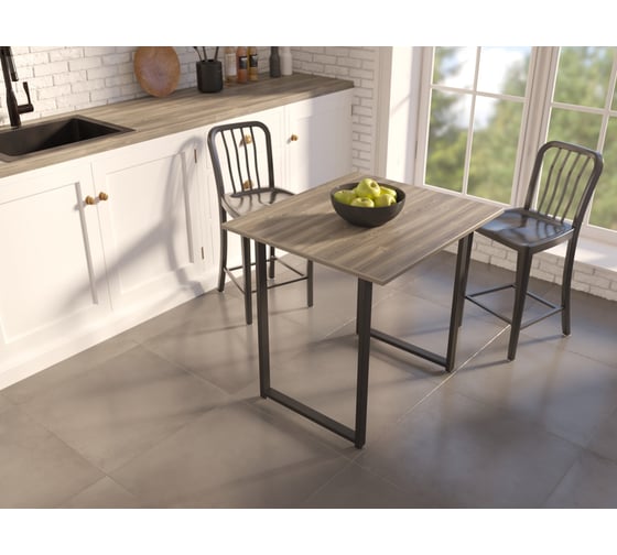 Стол 1Марка Family LOFT 800х700х750 мм, дуб намибия Ц0000034582