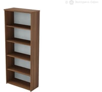 Шкаф-стеллаж ALSAV 2Ш.005 790x370x1960 мм, шамони темный 02001631