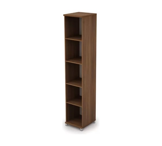 Стеллаж узкий ALSAV 6П.005 400x450x2116 мм, шамони темный 06016274