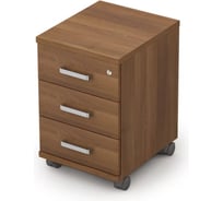 Подкатная тумба с замком и усиленными колесами ALSAV 6ТЗ.004/1 394х454х598 мм, шамони темный 06016514