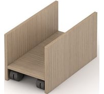 Тумба под системный блок ALSAV 2Т.010 264*450*250, дуб 02000032