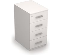 Приставная тумба с замком ALSAV 6ТЗ.002 394х550х750 мм, белый 06005696