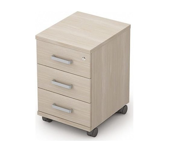 Тумба подкатная с замком ALSAV 6ТЗ.004 394*454*598, шамони светлый 06012444