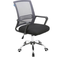 Кресло офисное ALSAV AL 776 ткань/сетка, черный/серый 00000051