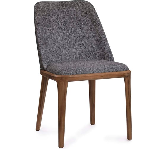 Стул ALSAV AL 502 Bruno 520x570x860 мм орех темный/ткань melange-grey 21000826