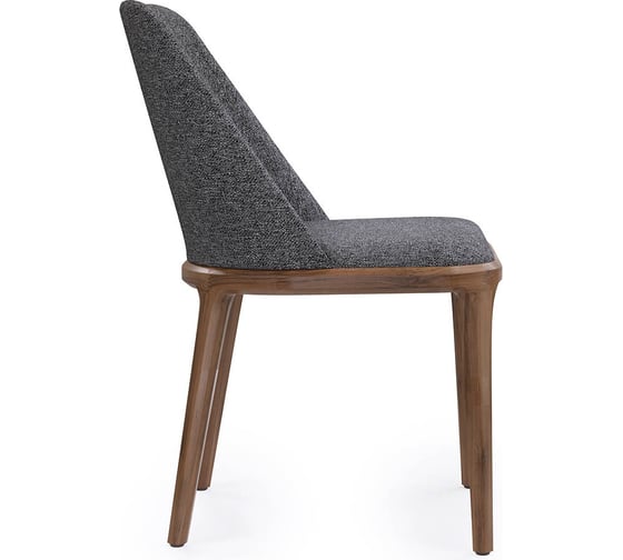 Стул ALSAV AL 502 Bruno 520x570x860 мм орех темный/ткань melange-grey 21000826