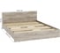 Двуспальная кровать Woodville Адайн КР-160 160х200 дуб крафт серый/дуб крафт серый 608596 2
