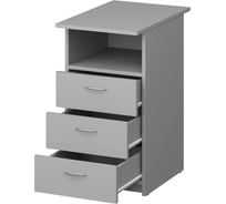 Стационарная тумба Комфорт-Питер Бюджет 2557-Р (402985) 030 Серый 2557-Р.030