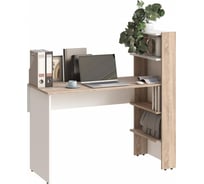 Компьютерный стол Woodville Арлет сонома/белый 602814