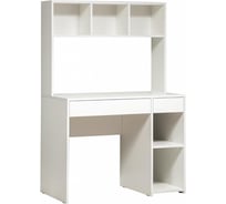 Письменный стол Woodville Комфорт 12.77 F белый РЕ шагрень 559929