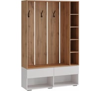 Готовая прихожая Woodville Роут кашемир/дуб вотан 593740